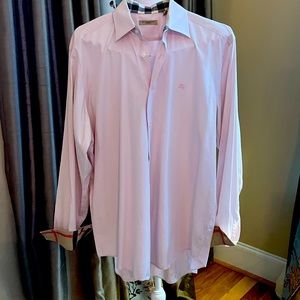 Burberry Brit Classic Button-Up w. Checked Cuff